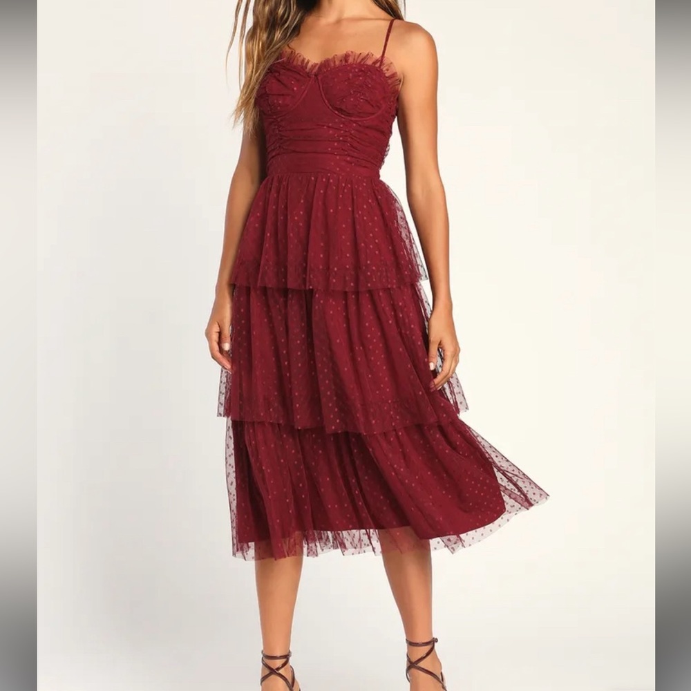 Women’s Burgundy dress